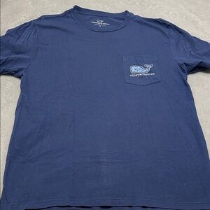Vineyard Vines Men's Navy Pocket Tee with Whale Logo